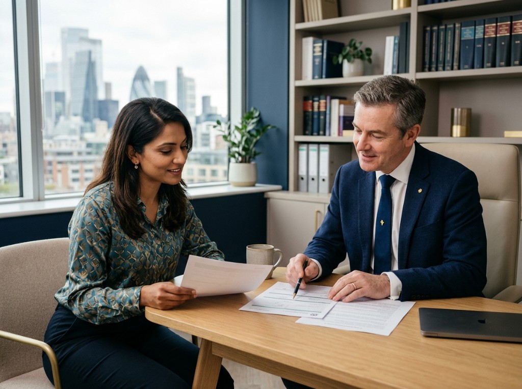 Alexander Shaw Solicitors team reviewing a client matter together